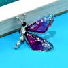 Transparent Color Butterfly Brooches for Women Rhinestone Insect Pin 3 Color Available Allpy Material Winter Jewelry