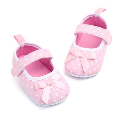 Primi camminatori per neonati con fiocco con suola morbida per neonate Sneaker Prewalker Mocassini per bambini