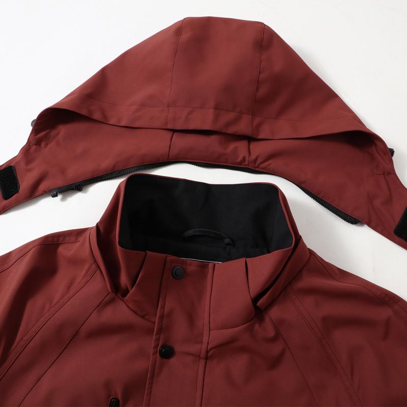 Übergröße 5XL-11XL Herbst Wasserdichter Trenchcoat für Herren Windbreaker Lässig Übergroß Herrenjacken Kapuze