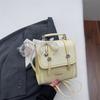 Schoolbag1011 new Korean version ins retro backpack women's fashion textured shoulder bag commuter casual small backpack