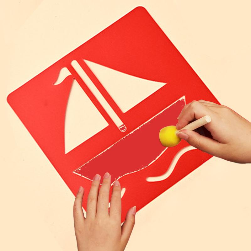 Painting Sponge Seal Brush Kit Pigment Printing Cultural Education DIY Art Supplies Drawing Props Suitable for Beginners TMZ