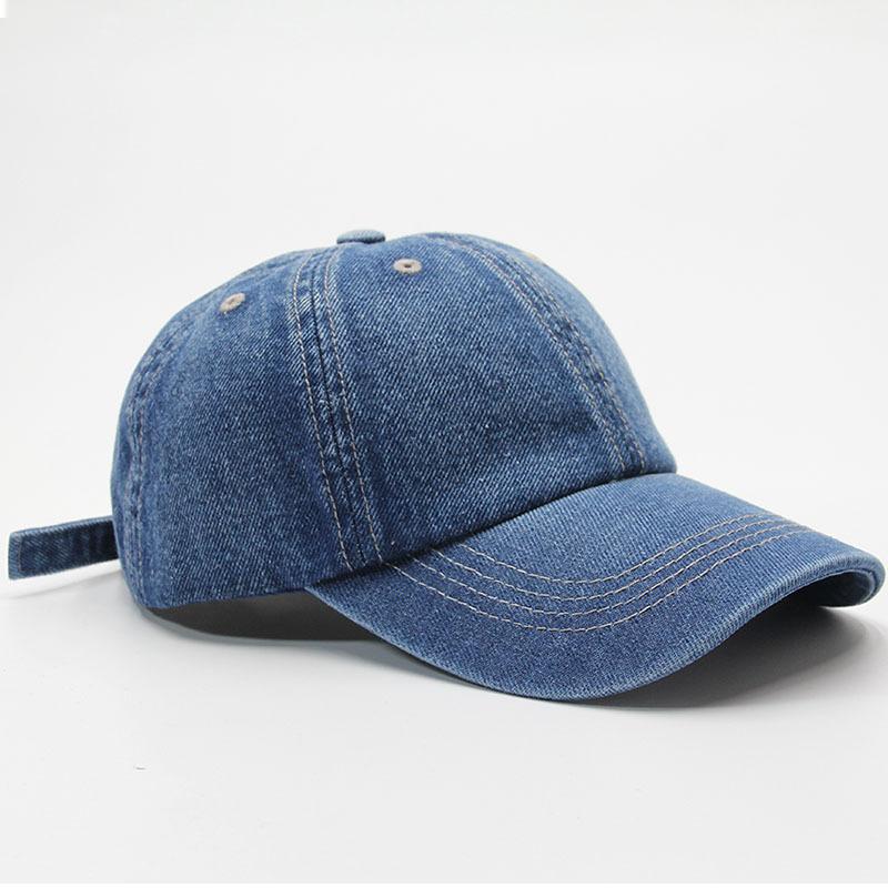 Herren Damen Baseballkappen Hiphop Street Trendige Hüte Used Denim Coole Kpop Schirmmützen