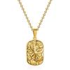 Non Fading Compass Pendant Necklace Silver Color Geometric Pendant Necklace  for Men Women