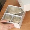 NOUSAKU Tin Sake Cup Set Sake 1 Katakuchi 100% (2 Cups, Small)