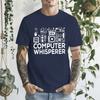 Computer Whisperer IT Tech T-Shirts,Computer Nerd Engineer Shirt,Science T-Shirts,Men's Tee Tops Clothing Short Sleeve Clothes