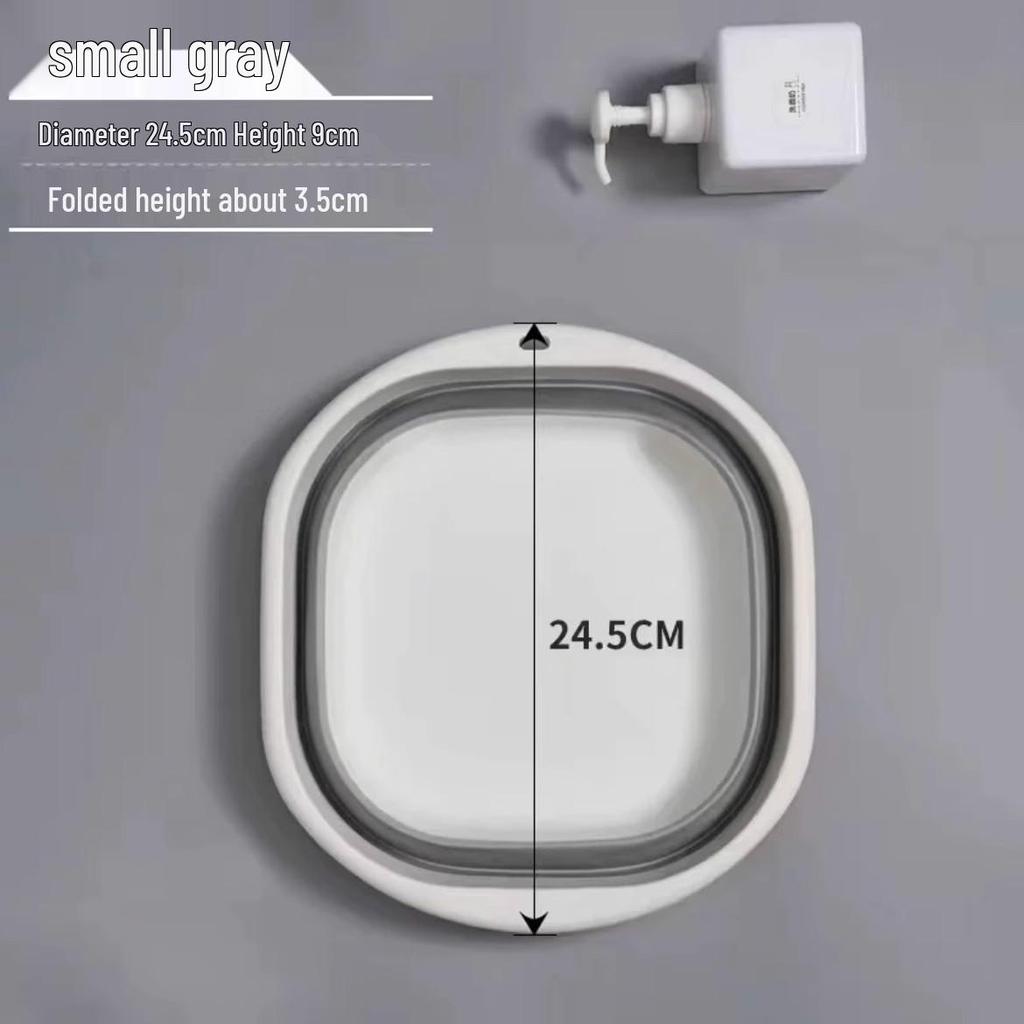 Hordozható Összecsukható Utazó Mosdótál: Kompakt, összenyomható megoldás kollégiumokba, felnőtteknek és mosodába.