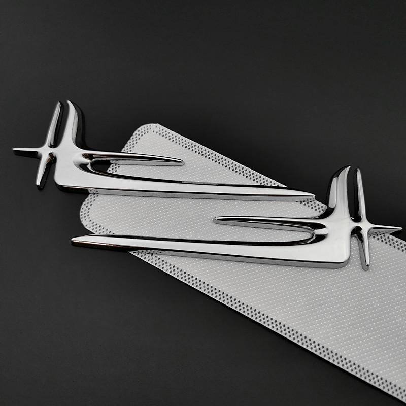 Adesivo Decorativo de Metal para Lateral de Carro Mercedes-Benz Classe C/Classe E