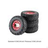 4Pcs RC Crawler Tires Tyres Set Accessories Lightweight Replacement Part Car Upgrade Parts for