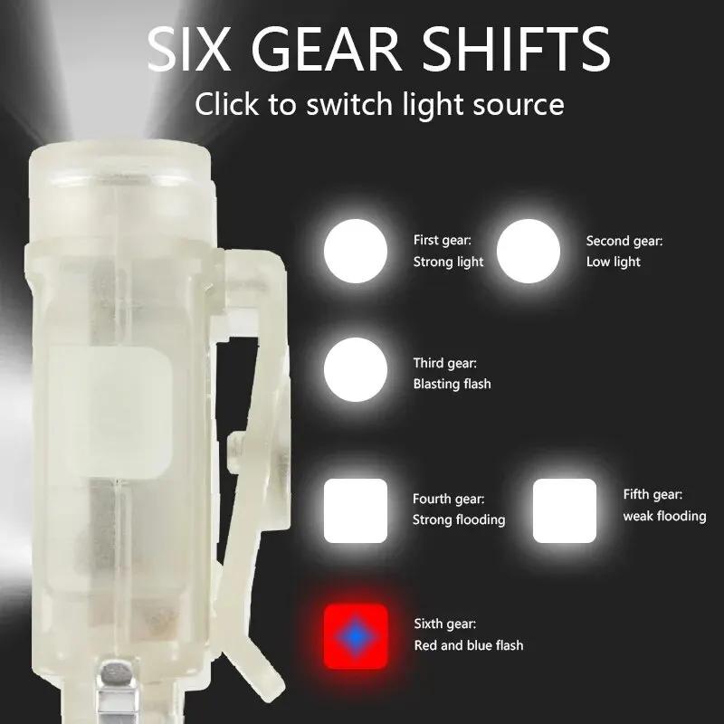 Keychain LED Light Magnetic Flashlight Multi-Function Charging Mini Portable Light Maintenance Portable Ultra-Bright Work Light