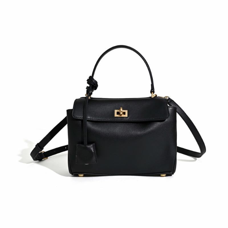 New Leather Tote Bag Women's Large-capacity Shoulder Messenger Bag Commuter Underarm Bag Versatile Light Luxury High-end Bag