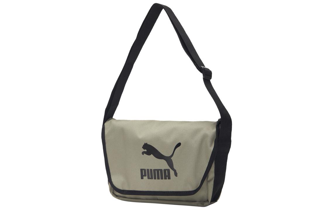 Тканевая сумка-мессенджер PUMA, Сумка на плечо, Сумка через плечо Унисекс Серая 078007-03