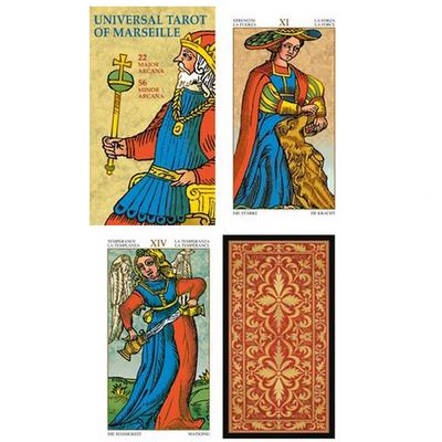[A1318] - Creative Tarot 'Tarot Universel De Marseille' - 12x7x3 Cm