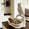 Talos 3D Printed Owl Storage Tray, Large Capacity & Branch Jewelry Tray for Earrings Keys Coins, Decorative Desktop Organizer Home Entrance