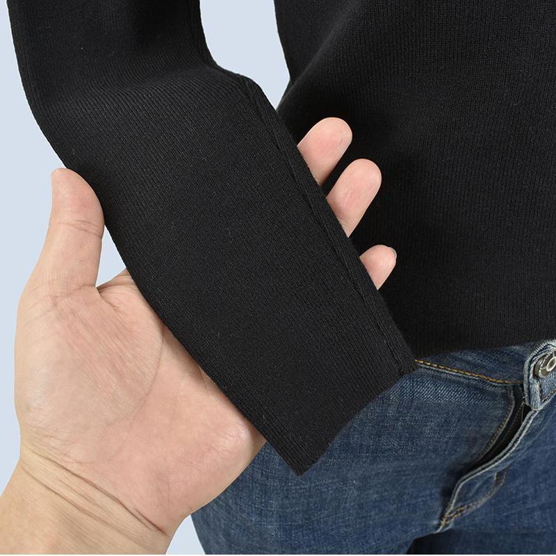 Soft Glutinous Pullover Bottoming Shirt Sweater Women's Autumn and Winter Retro Minimalist Slim Fit Inner Wear Long Sleeves Turtleneck Knitting Tops