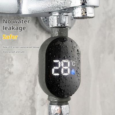 1pcs Digital Water 0-99°C Temperature Monitor For Universal Shower Heads Bathroom Kids Baby Bath Safety Waterproof Accessories