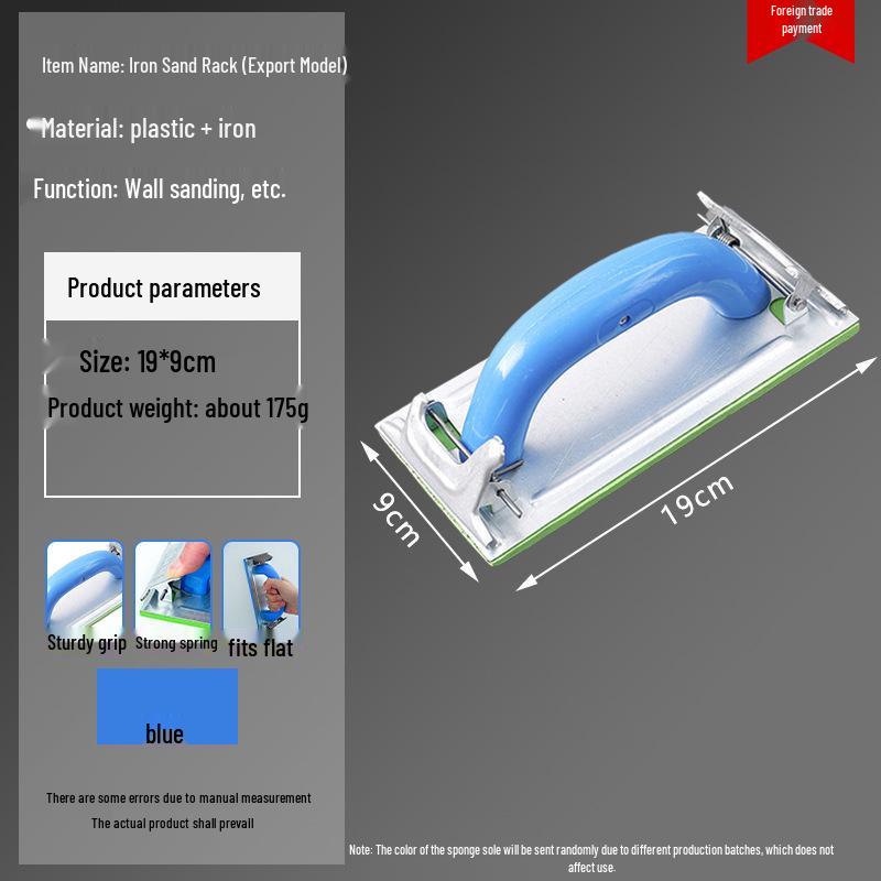 Sponge Handheld Sandpaper Holder for Wall and Corner Sanding