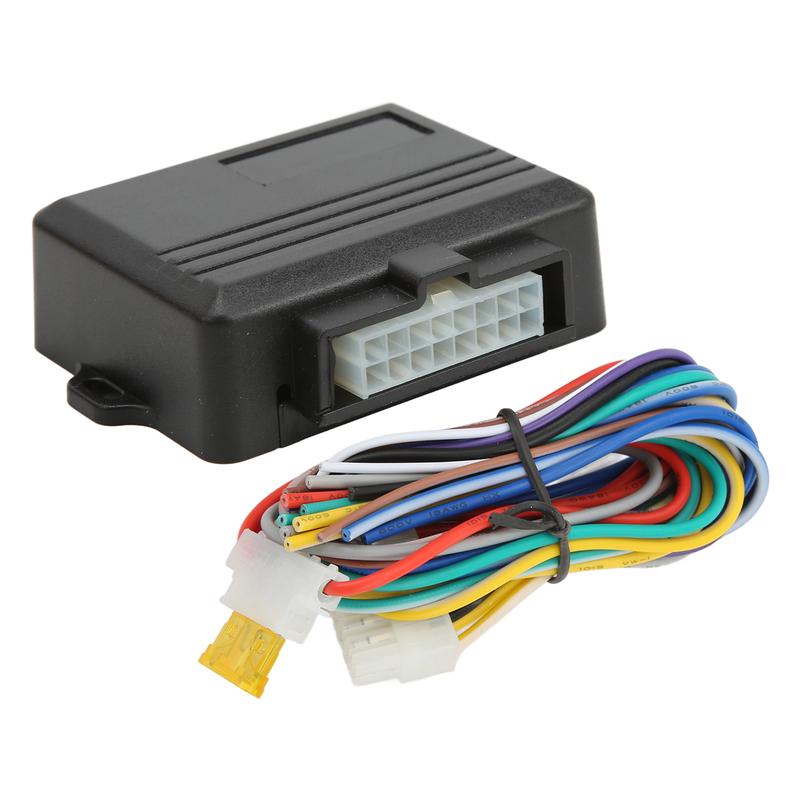 

Car Power Window Closer Module Heat Resistant ABS Power Window Module Antiwear Black 12V for 4 Door Cars