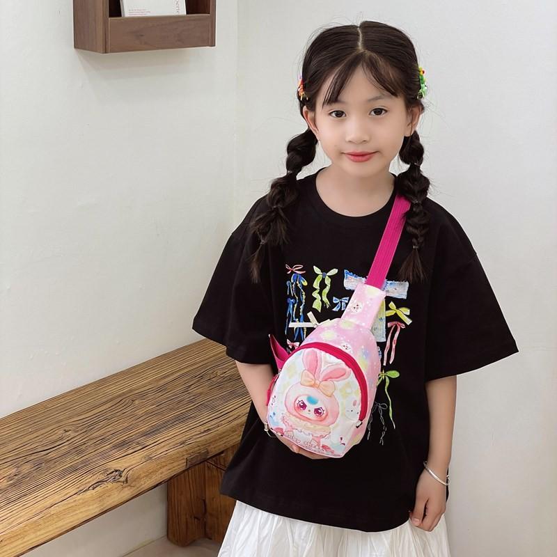 Shoulder Bag Kids Fashion With Cartoon Baby Three Print For Interior Outings
