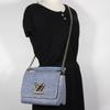 Louis Vuitton Twist MM Shoulder Bag M50271 Epi Denim Epi Leather Women Used