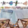Alloy Tablecloth Weights 4X Decorative Painted Pendants Tablecloth Weights Zinc Alloy Weights For Indoor Outdoor Dining Table