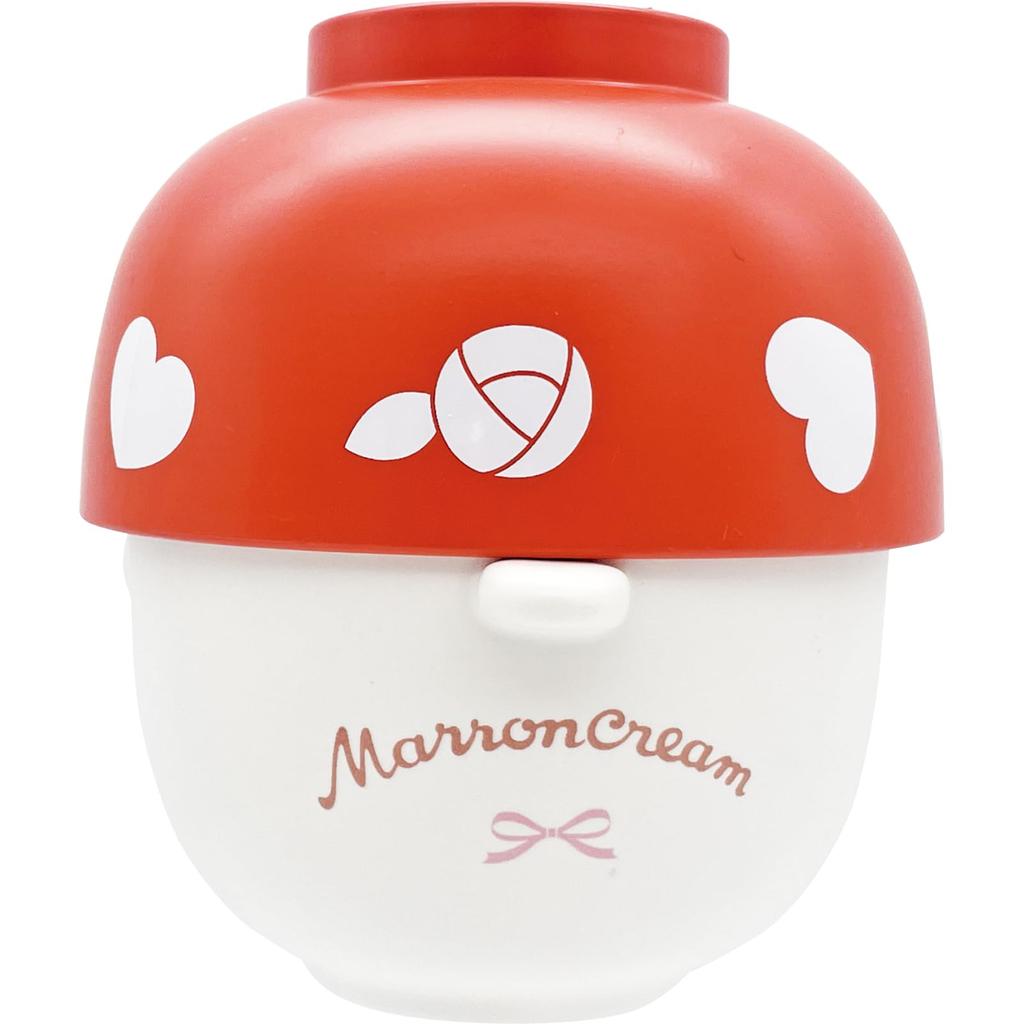 San Art Sanrio Marron Cream Mini Dinnerware Set Includes Soup Bowl and Rice Stackable for Compact Perfect as a Birthday Made in Product (10x6cm,