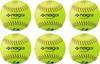 Naigai Rubber Softball Incorporated Japan Softball Association Certification Ball 3 Yellow 6 Balls (Public Foundation) No.