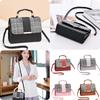 Trendy Women's Bags Hot Selling Cross-border Style Plaid Shoulder Bag