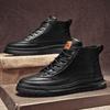 Men's shoes shoes men's Martin boots 2025 new British style high-top men's shoes men's boots casual leather