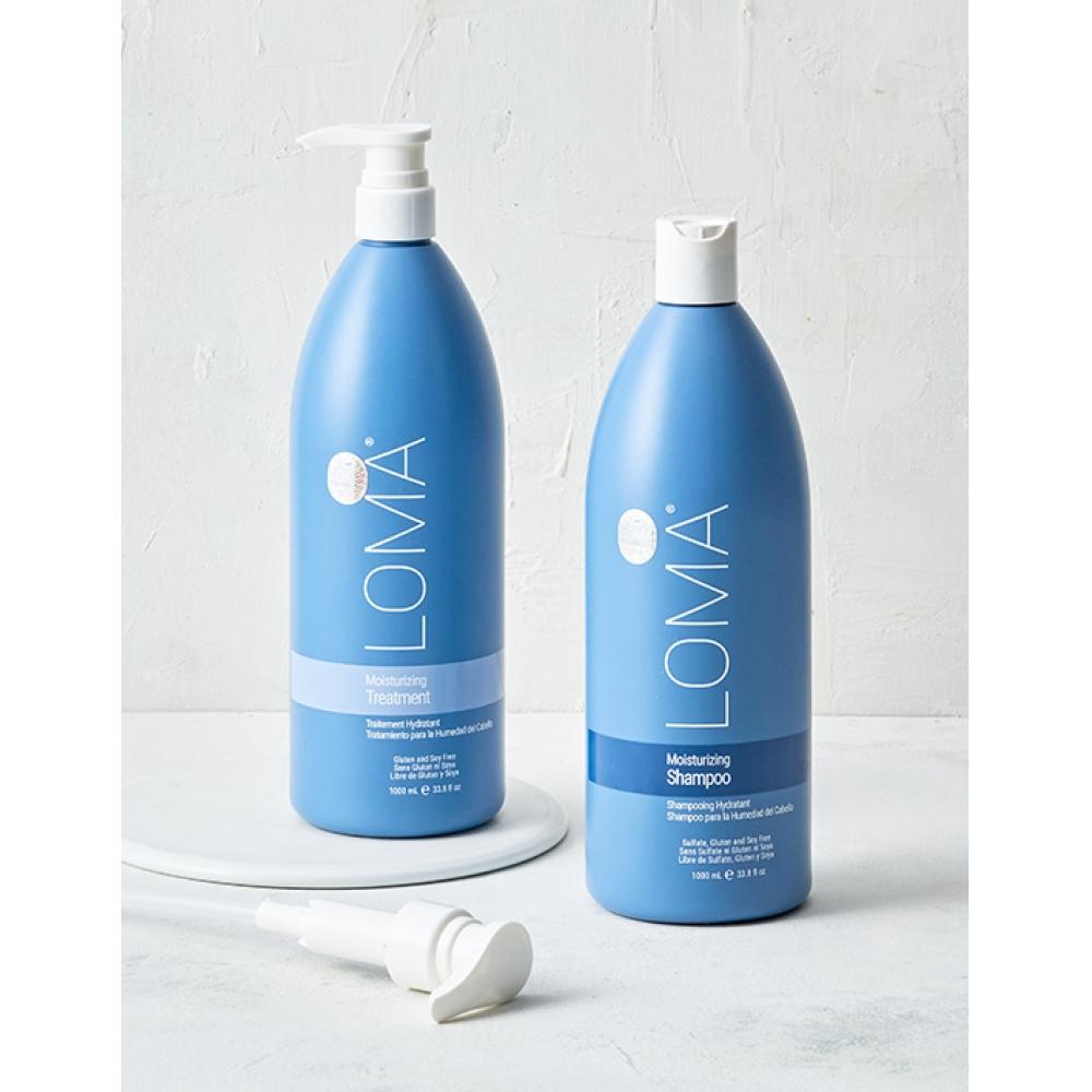 Loma Moisturizing Shampoo 1l + Moisturizing Treatment 1l
