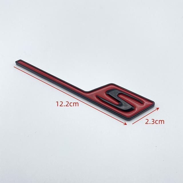 Emblema Logo 3D ABS Cromato Nero Giallo Rosso per Bagagliaio Posteriore Auto GT R S C Emblema Per Mercedes AMG GTR GTC GTS C190 Adesivi Auto