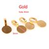 50PCS Tibetan Style Alloy Glue on Flat Pad Bails Water drops Rectangle Shape Pendants Charms Connector Hanger for Jewelry Making