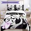 3pcs Custom Name Byakuya Kuchiki Bedding Set Duvet Cover Closure Includes 1 Duvet Cover & 2 Pillowcases for All Seasons Bedroom Decor