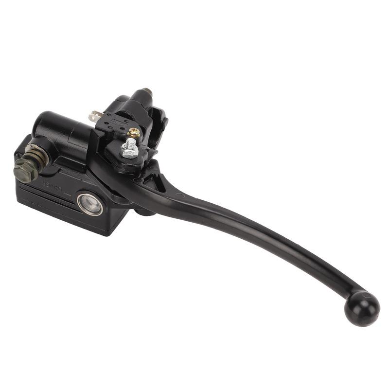 Hydraulic Brake Master Cylinder High Accuracy Black Brake  Pump Lever Stable Performance Wear Resistant for Motorcycle