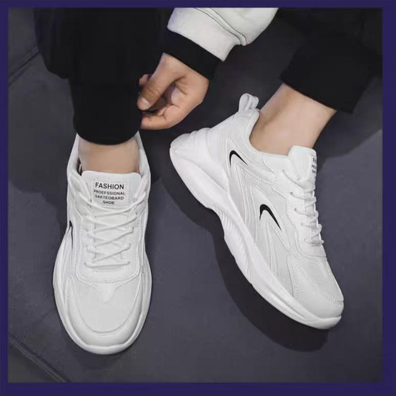 Mode Zomer Herenschoenen 2025 Ademende Hardloop Sportschoenen Dikke Zool Herenschoenen Trendy Veelzijdig Mesh Casual Sneakers