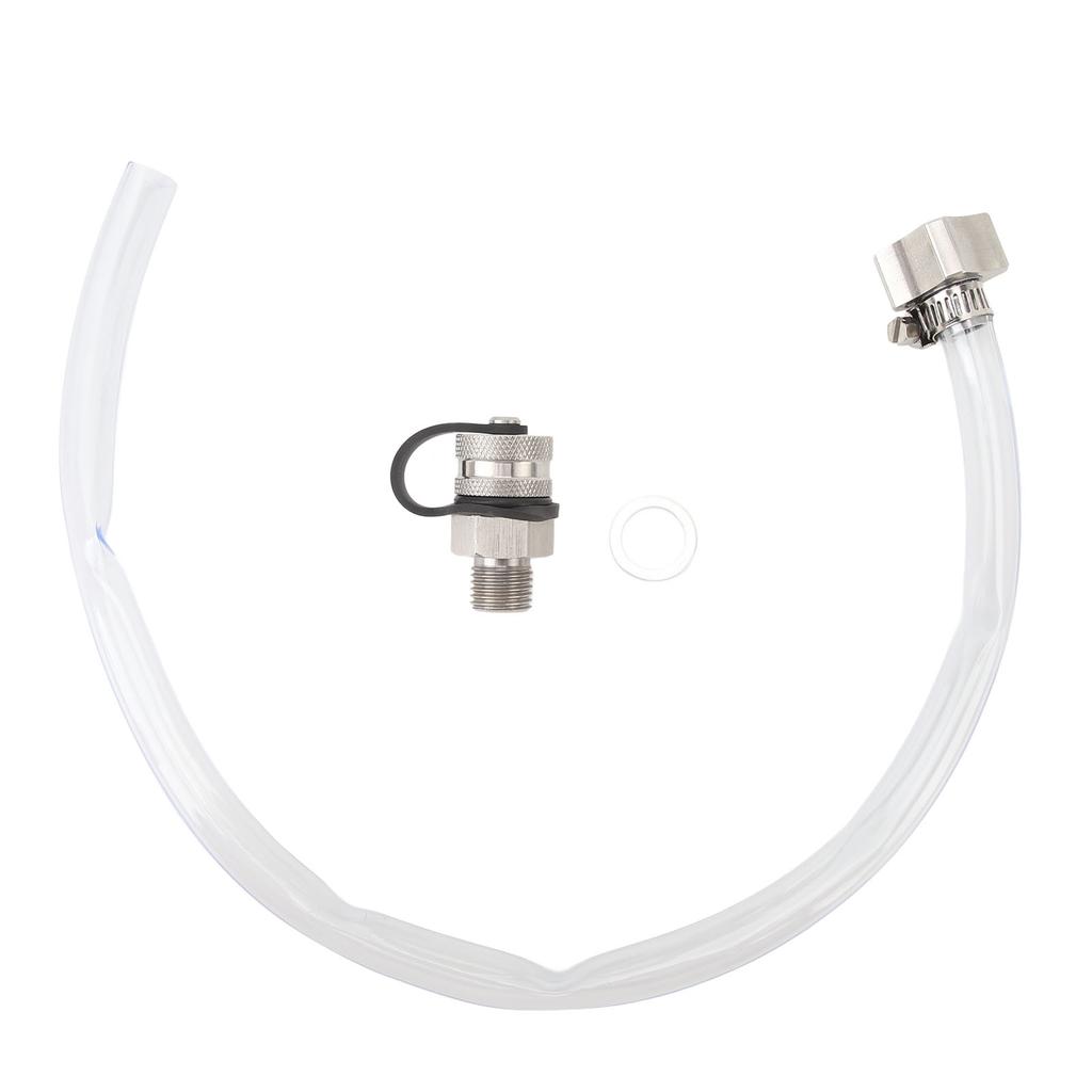 Βαλβίδα Αποστράγγισης Λαδιού με Σωλήνα Ανοξείδωτη Αδιάβροχη Εύκολη στη Χρήση Βαλβίδα Αποστράγγισης Λαδιού Κινητήρα για Όχημα