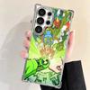 Cartoon Ben 10 Plating Phone Case For Samsung Galaxy S24 S25 FE S26 Edge S23 Ultra S22 S21 Plus S20 Anti-Fall Airabag Cover
