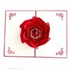 3D Handmade Rose Card for Qixi Festival, Teacher's Day, Wedding 
