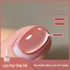 5-in-1 Gel: One-Step Summer Nude Cat Eye Nail Polish, Whitening Glass Bead Effect, No Base/Top Coat Needed