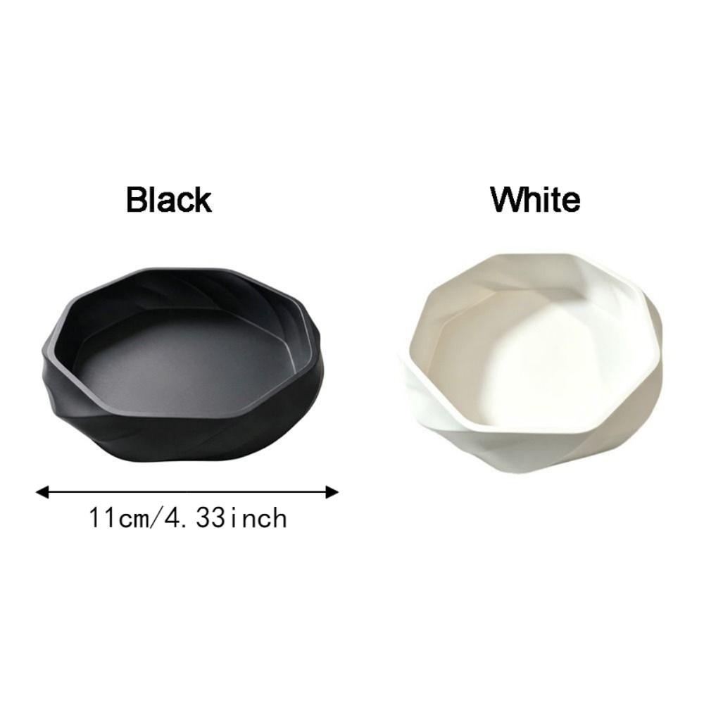 Simple Smooth Swirl Storage Tray 3D Printed Desktop Organizer Small Item Holder Coin