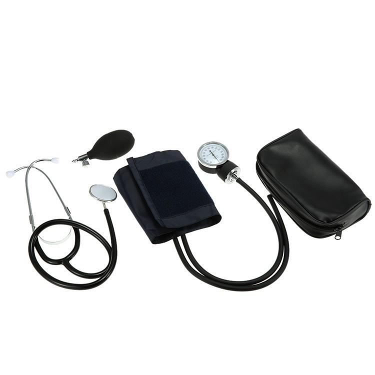 Home Arm-Type Manual Blood Pressure Monitor with Double-Tube, Double-Head Mechanical Stethoscope