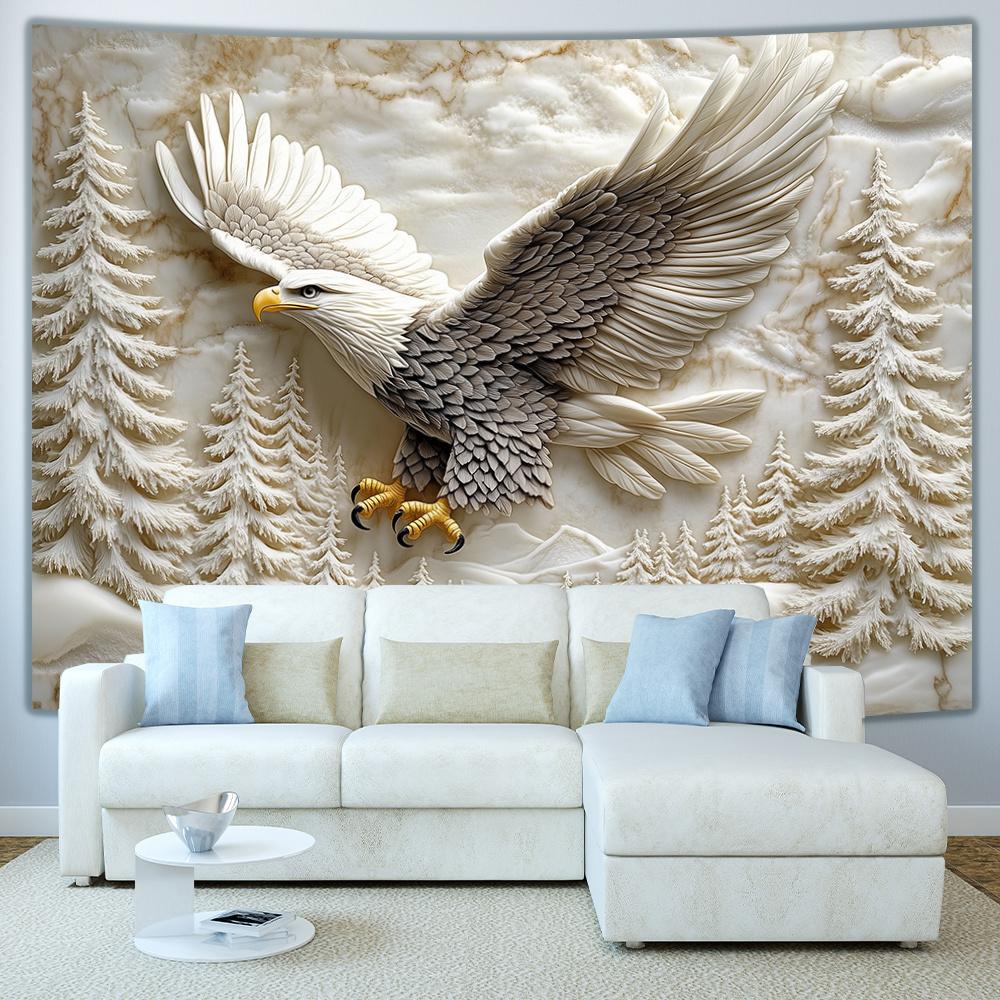 Soaring Eagle Tapestry - Perfect for Home Décor, Adding Nature's Majesty and Wilderness Charm To Your Living Space