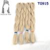Große Menge auf Lager 24 Zoll 80g Weiche Seidige Synthetische Haarverlängerungen für Häkelzöpfe Haarherstellung Jumbo Braiding Synthetisch