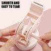 Suction Cup Tape Dispenser Desk Tape Cutter Rotating Adjustable Cutting for Scrapbooking Packaging Carton Box Sealing