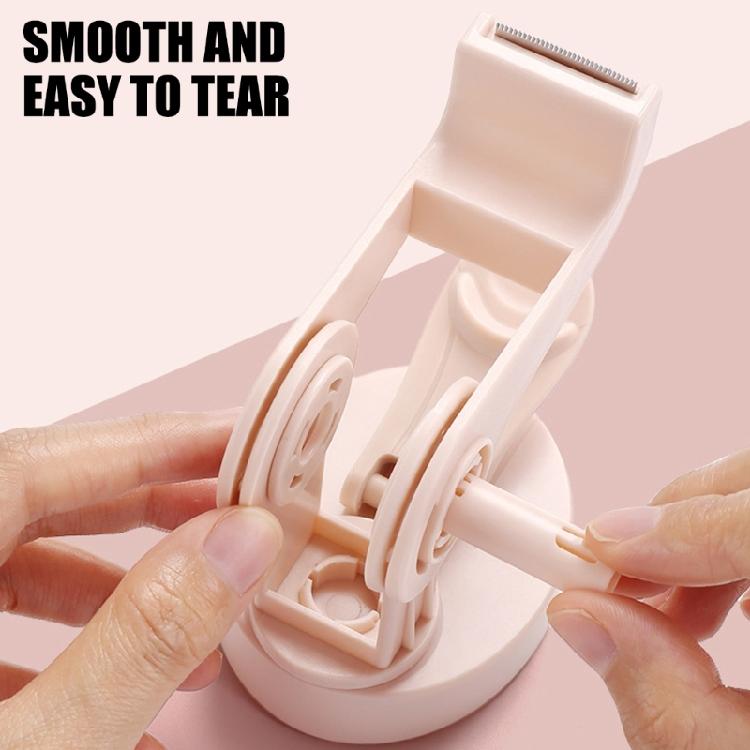 Suction Cup Tape Dispenser Desk Tape Cutter Rotating Adjustable Cutting for Scrapbooking Packaging Carton Box Sealing