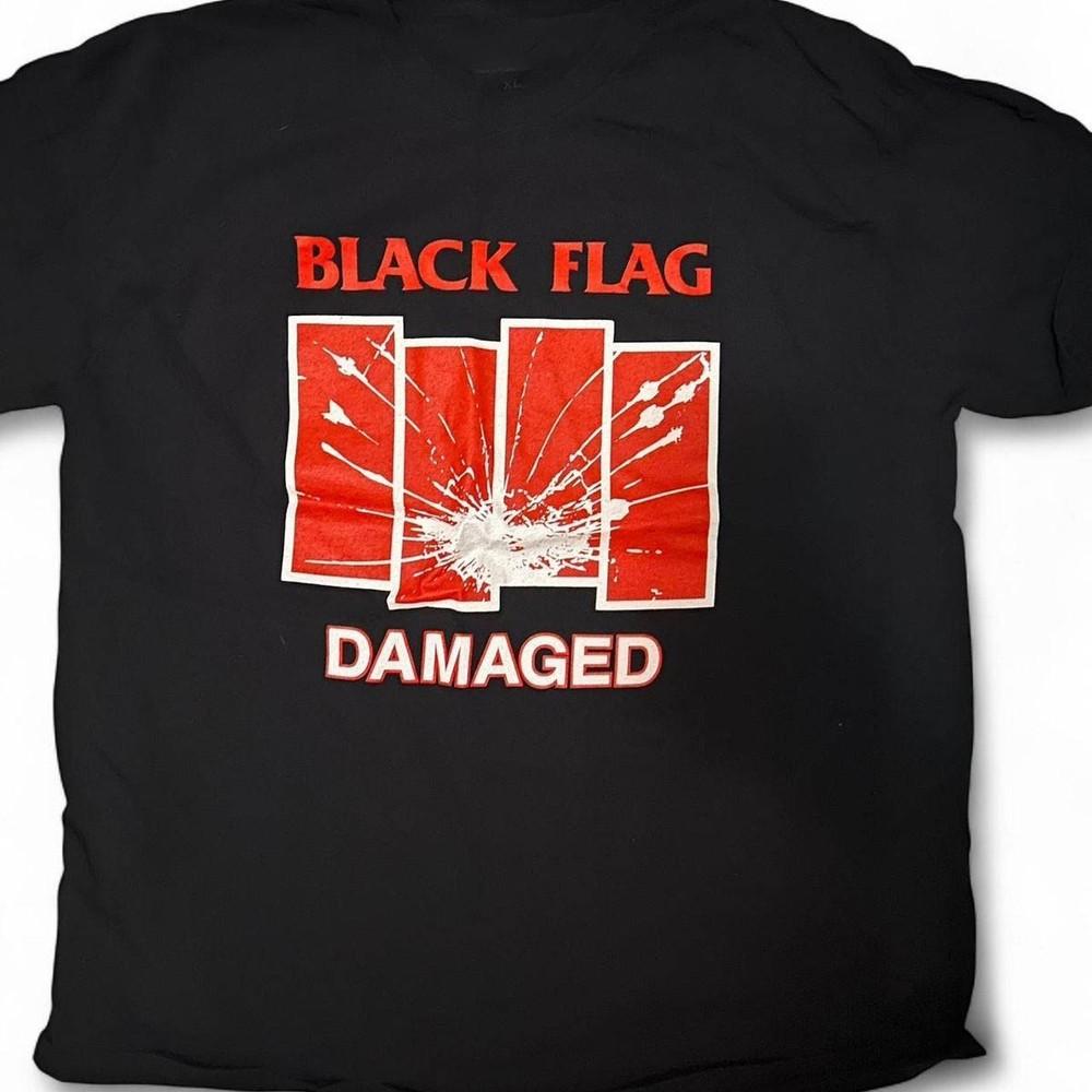 Black Flag Damaged Album Band T-Shirt Tour Full Size S to 5XL SG20 Unisex T-Shirt XXXXL