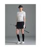 BEANPOLE GOLF [B_Under] Women'S Ribbed Mix Short Sleeve Pullover - White