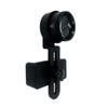 Macro Lens Adapter Clip-on Magnifier Non-slip Rubber Pad Curved Groove Clamp 1 4-inch Brass Nut Tripod Mountable