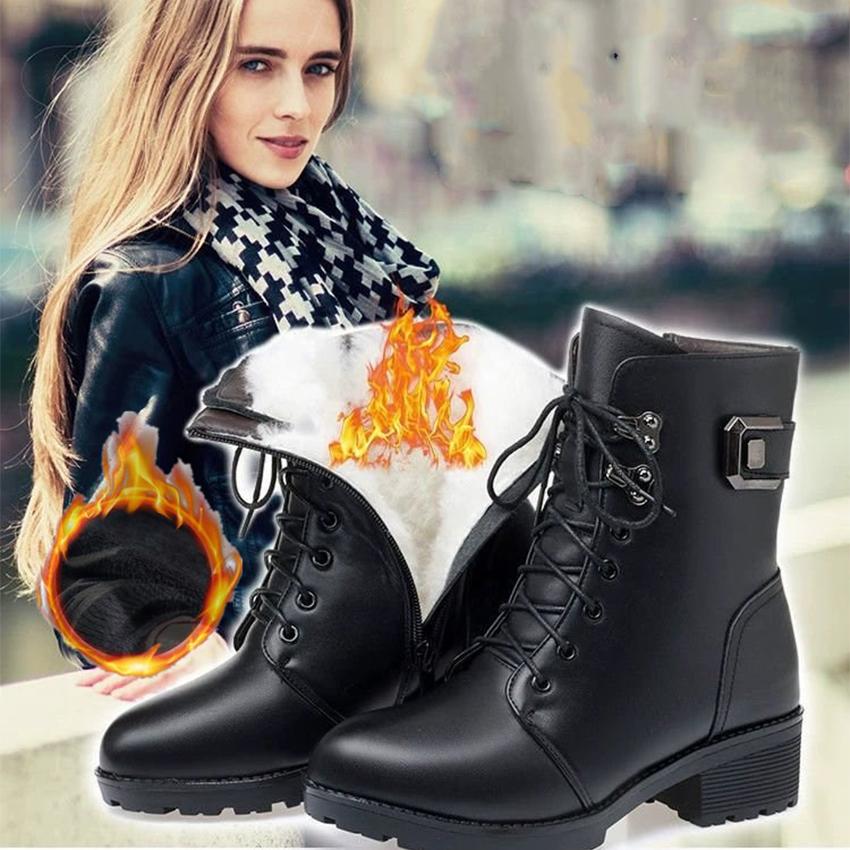 Botas de invierno para mujeres Hebilla Botines Moda Casual Plataforma Botas  Cortas con Alta Restauración Formas Antiguas Femenino comprar a buen precio  — entrega gratuita, reseñas reales con fotos — Joom