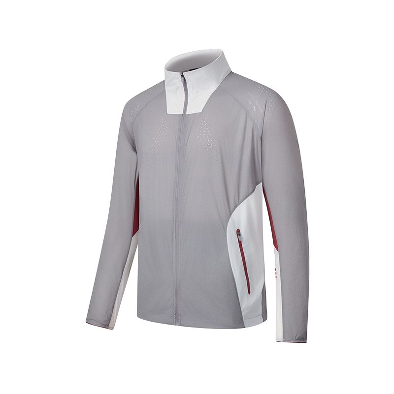 

Saucony Running Training Series Comfortable Stand Collar Zip Long Sleeve Jacket Men jackets SA2250SC62T-GR115 M