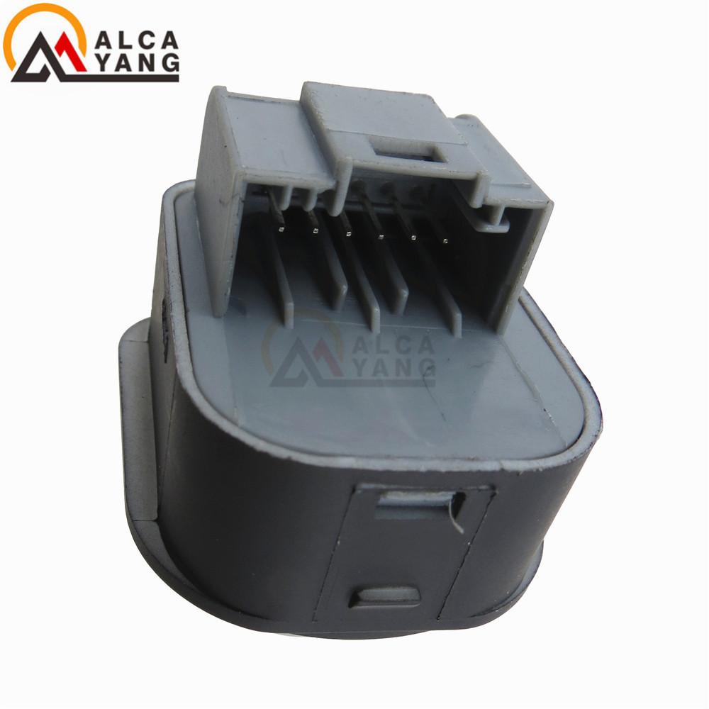 New Chrome Power Side Mirror Adjust Switch Knob Fit Jetta MK5 Golf MK5 MK6 Rabbit Eos Passat B6 3C Tiguan